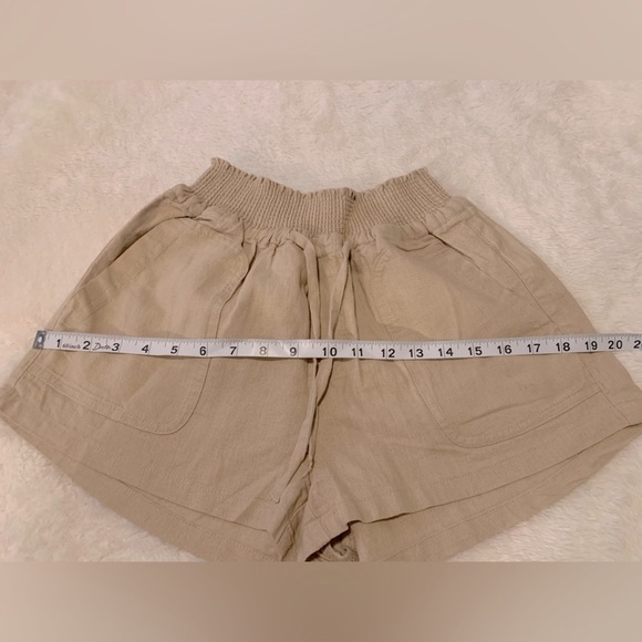 Love Tree High Waist Tan Shorts - Picture 3 of 6